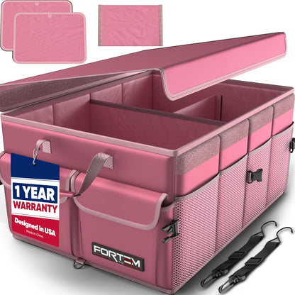 🚗 Heavy Duty Car Trunk Organizer – Foldable Multi-Compartment Storage Solution for SUV, Sedan & Truck