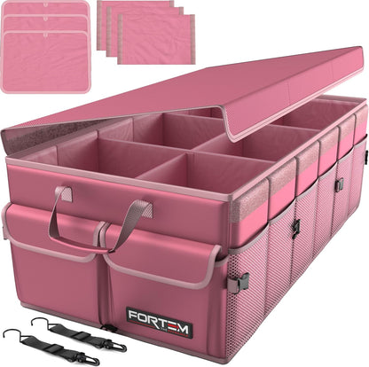 🚗 Heavy Duty Car Trunk Organizer – Foldable Multi-Compartment Storage Solution for SUV, Sedan & Truck