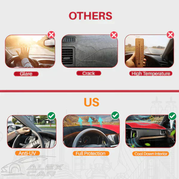 Apex Custom Fit Dashboard Mat Cover For Sedan, Hatchback, , MPV, Truck, SUV etc.1