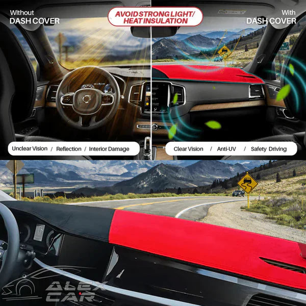 Apex Custom Fit Dashboard Mat Cover For Sedan, Hatchback, , MPV, Truck, SUV etc.1